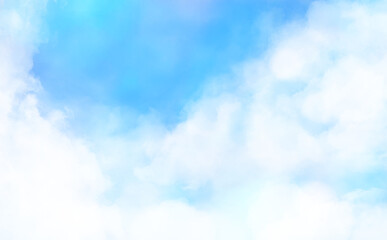 青空と白い雲・イメージ
