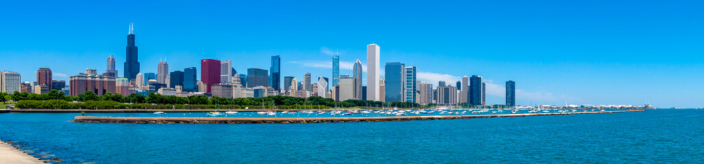 Fototapeta na wymiar Chicago Panorama