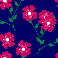 Seamless Pattern With Floral Motifs able to print for cloths, tablecloths, blanket, shirts, dresses, posters, papers.