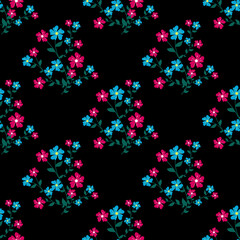 Seamless Pattern With Floral Motifs able to print for cloths, tablecloths, blanket, shirts, dresses, posters, papers.