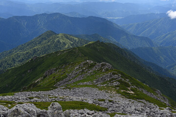 黒部五郎岳山頂