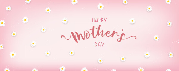 Fototapeta na wymiar Cute Mother's Day design, great for covers, banners, wallpapers, invitations