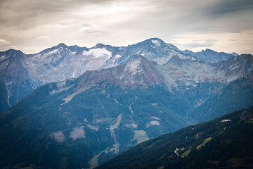mountains in austrian alps, schlossalm, hofgastein, salzburg