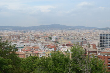 Fototapeta na wymiar view of the city Barcelona