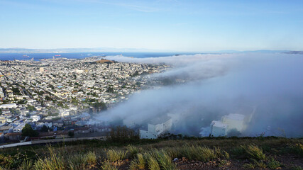 fog over San Francisco