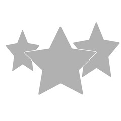 Silver star background. Vector illustration EPS10.