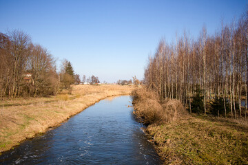 Miejscowa rzeka w małej mieścinie w Polsce.