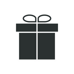 Gift vector icon. Present symbol.