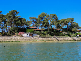 Maisons du Cap Ferret, bassin d’Arcachon, Gironde