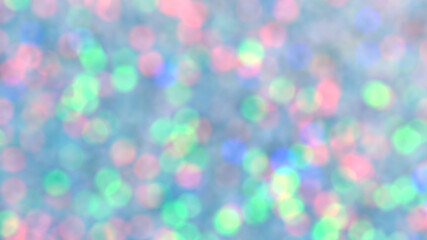 Blue, green and purple bokeh effect background