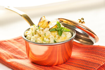 arroz cozido com ovos