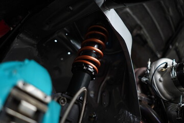 Car's suspension detail