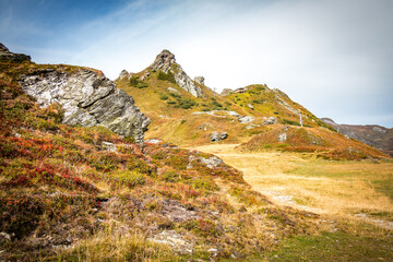 autumn in the mountains, salzburg, gastein, austria