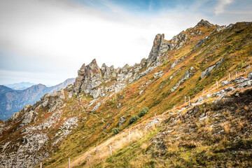 autumn in the mountains, salzburg, gastein, austria