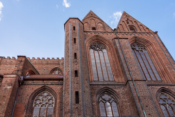 Fototapeta na wymiar Die Katharinenkirche in der Hansestadt Lübeck, Schleswig-Holstein