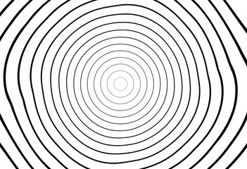 Fototapeta premium Abstract square black and white color ring. Abstract vector illustration for sound wave, Monochrome graphic.