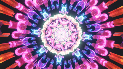 piritual teacher mushroom kaleidoscope sacred geometry yoga zen ethnic tunnel bmp with 3D  psychedelic flower design3 background wallpaper illustration festive bright