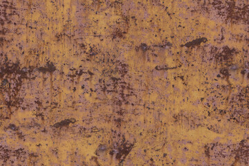 Old worn metal surface with paint. Rusty metal texture. Background. Metal. Wall. Seamless texture
