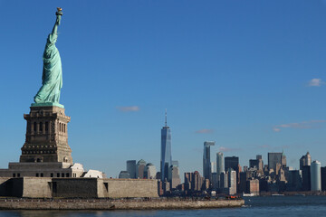 Fototapeta na wymiar Statue of Liberty New York