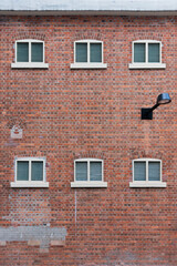 Fototapeta premium Exterior of old building in Hong Kong