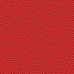 Vector seamless texture of basketball. Realistic pattern of  synthetic leather. Sports background with a chaotic dots. Rough red tile.