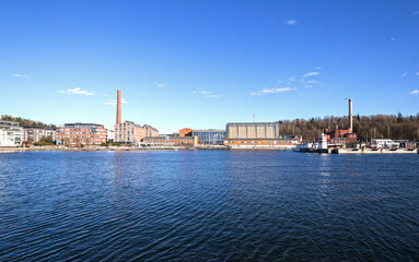 Obraz premium Main embankment in Lahti, Finland