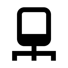 
An icon of cellular network outline design 

