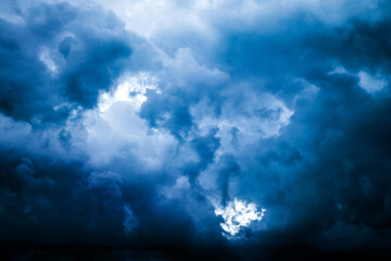 Naklejka na ściany i meble Dark Storm Clouds