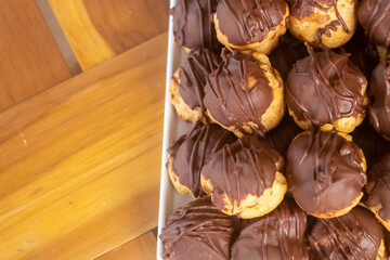 close up of cookies