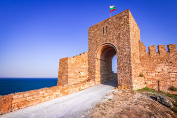 Naklejka premium Kaliakra Fortress medieval ruins in Bulgaria