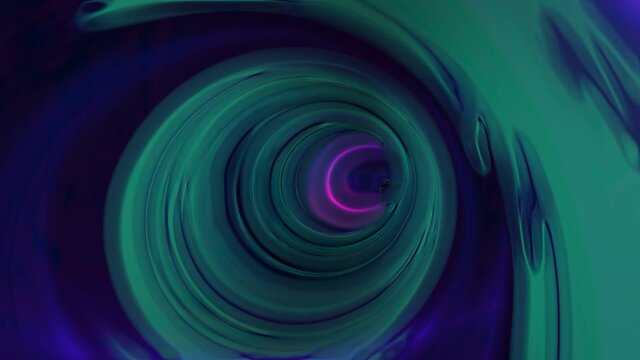 3d animation pastel glow tunnel blobs