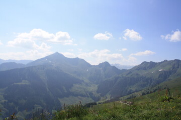 Trekking por los montes de Alpbach. Austria.