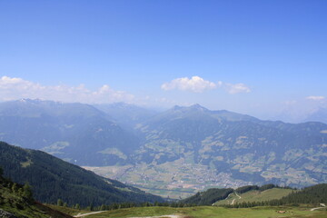Trekking por los montes de Alpbach. Austria.