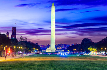 Washington, United States of America - The Mall and Washington obelisk