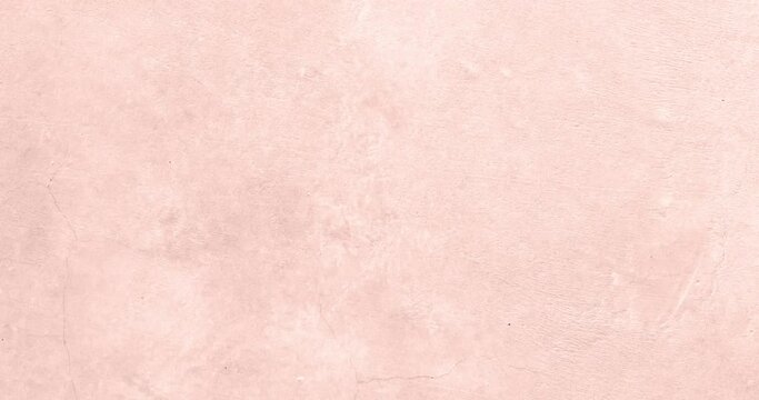 Loopable pink wall background texture, Seamless pink wall pattern in slow motion, 4K blank endless pink wall background. Background for titles or credits.