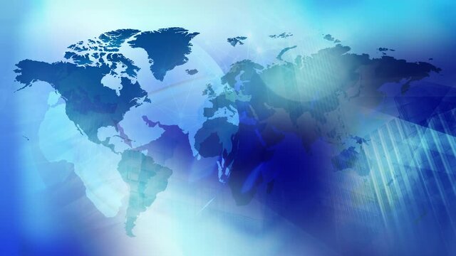 Travel globe earth technology digital abstract, geography web concept illustration blue continent