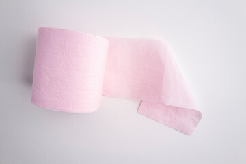 rouleau papier toilette rose