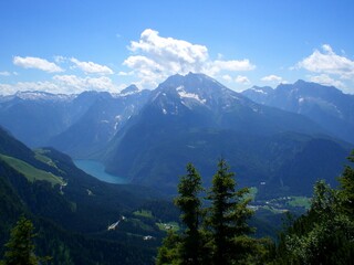 Vista panorâmica do Eagles Nest em Kehlsteinhaus / Alemanha