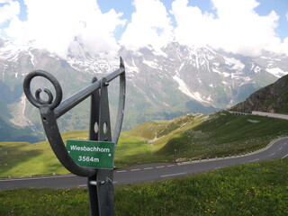 Carretera alpina del Grossglockner. Austria.