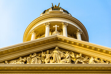 Christ the Redeemer Church at Kelambakkam, Chennai, Tamilnadu, South India Exclusive and Great Architecture Beautiful and Religious Scenario Image