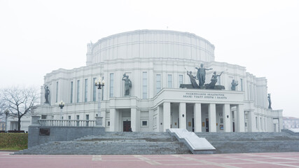 Obraz premium The National Opera and Ballet Theatre of Belarus, Minsk.