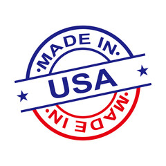 Made in usa stamp logo icon symbol design