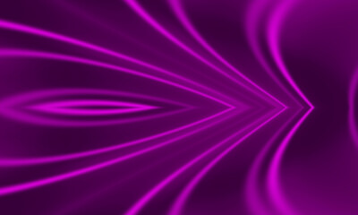 Ultraviolet blurred neon abstract background. Blurred purple lines on a dark background.