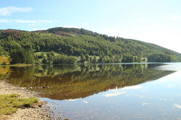 Paddling in Loch Pityoulish in the summer