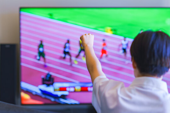 テレビ観戦 Images Browse 394 Stock Photos Vectors And Video Adobe Stock