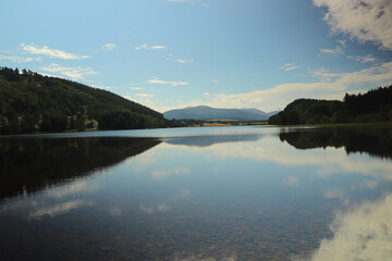 Paddling in Loch Pityoulish in the summer