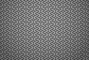 Abstract geometric pattern. A seamless vector background. Black and gray ornament. Graphic modern pattern. Simple lattice graphic design