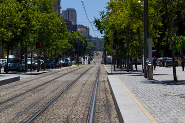 Fototapeta na wymiar Paseando por las calles de Oporto