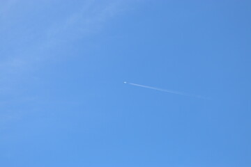 airplane in the sky