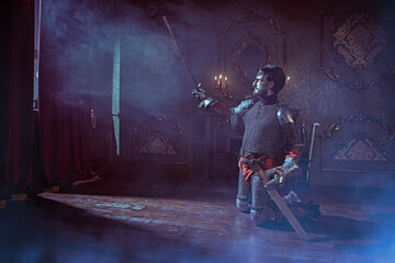 Naklejka premium hero of military novel